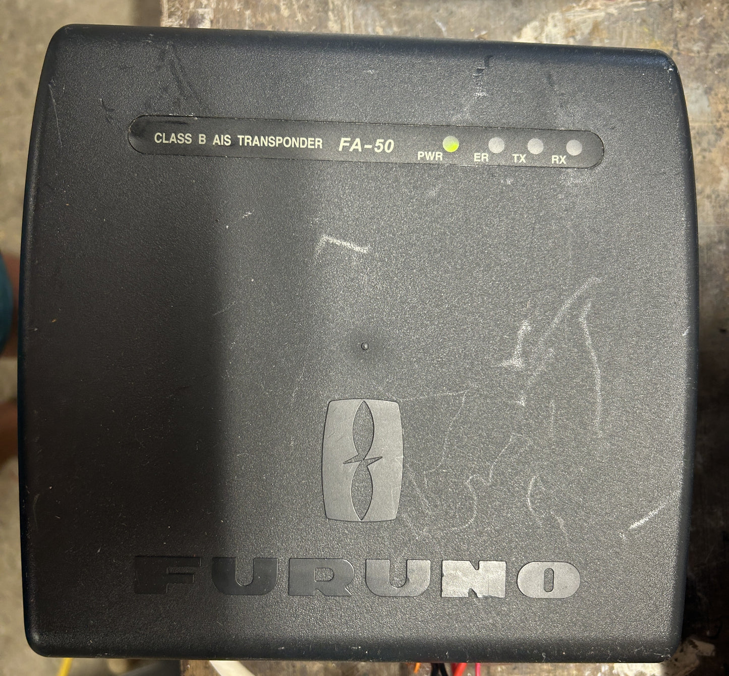 Furuno FA-50 Class B AIS transponder powered on