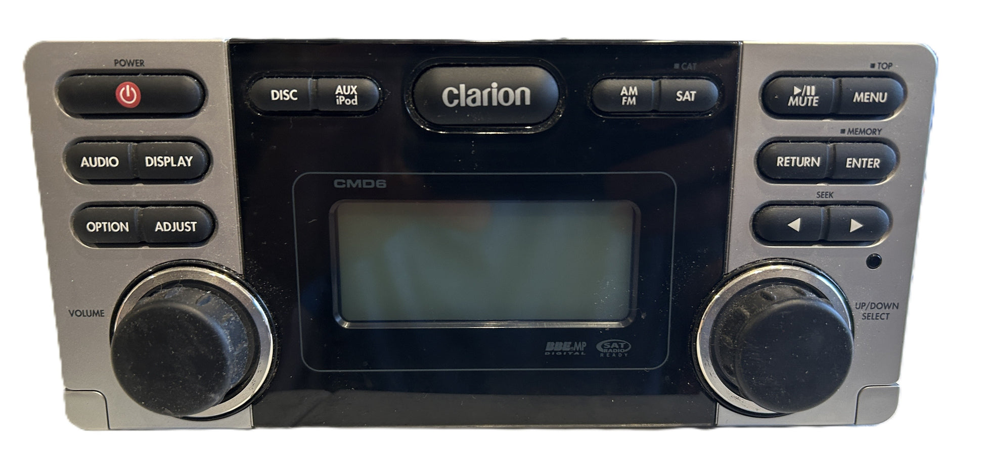 Clarion CMD6 marine CD USB receiver front face