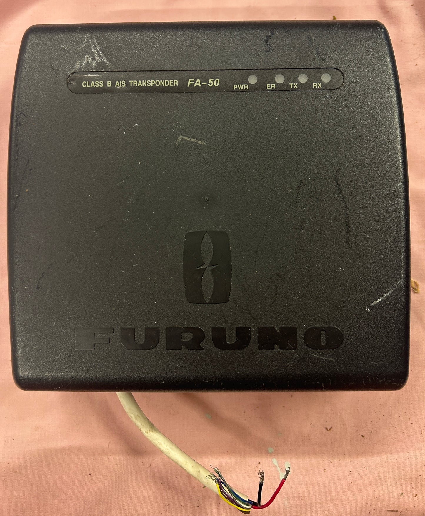 Furuno FA-50 AIS transponder front used condition
