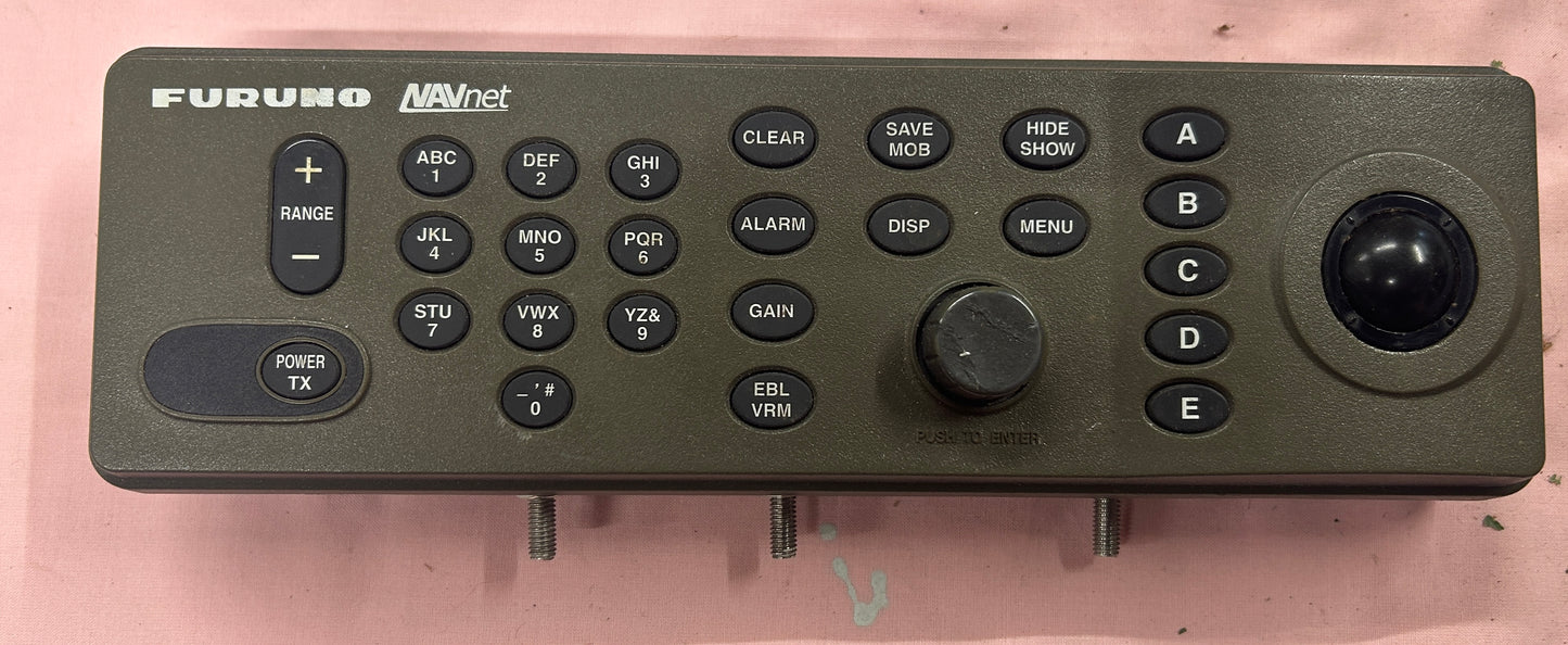 Furuno NavNet RCU-017 remote control unit front keypad