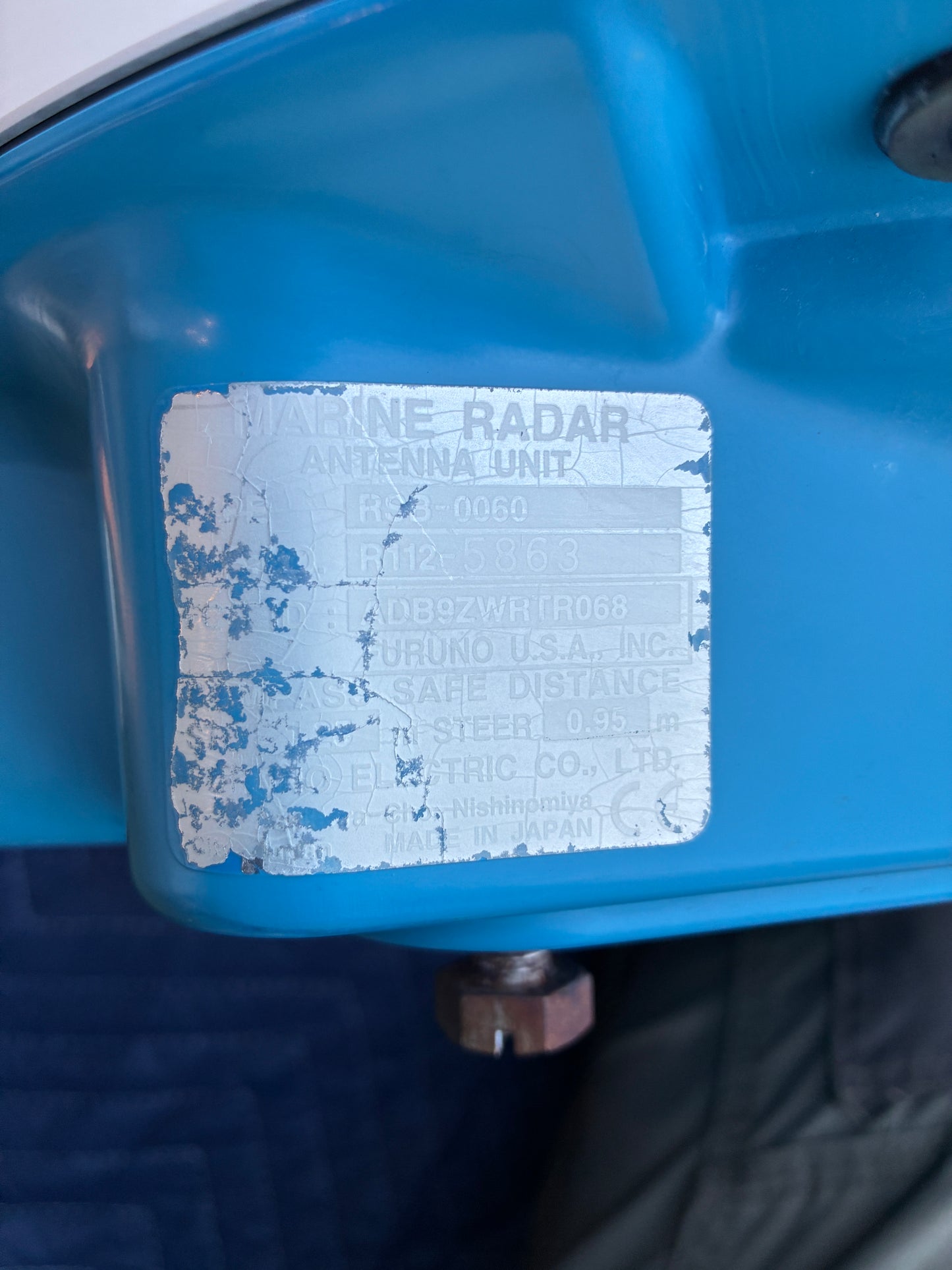 Furuno RSB-0060 Marine Radar Antenna Unit / Radome Scanner – Tested Working