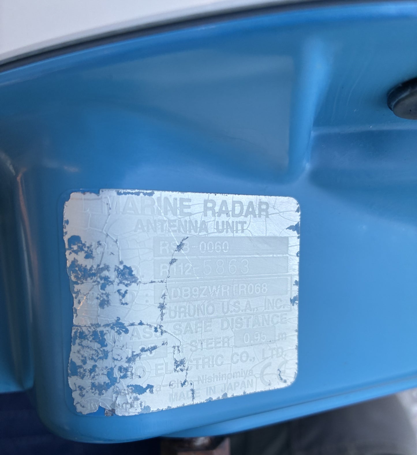 Furuno RSB-0060 Marine Radar Antenna Unit / Radome Scanner – Tested Working