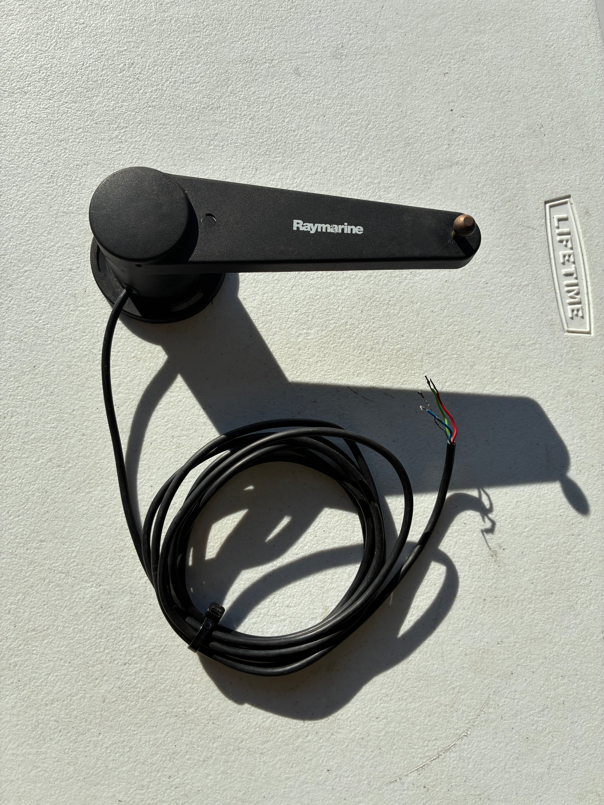 Raymarine rudder reference sender rudder angle sensor tested working