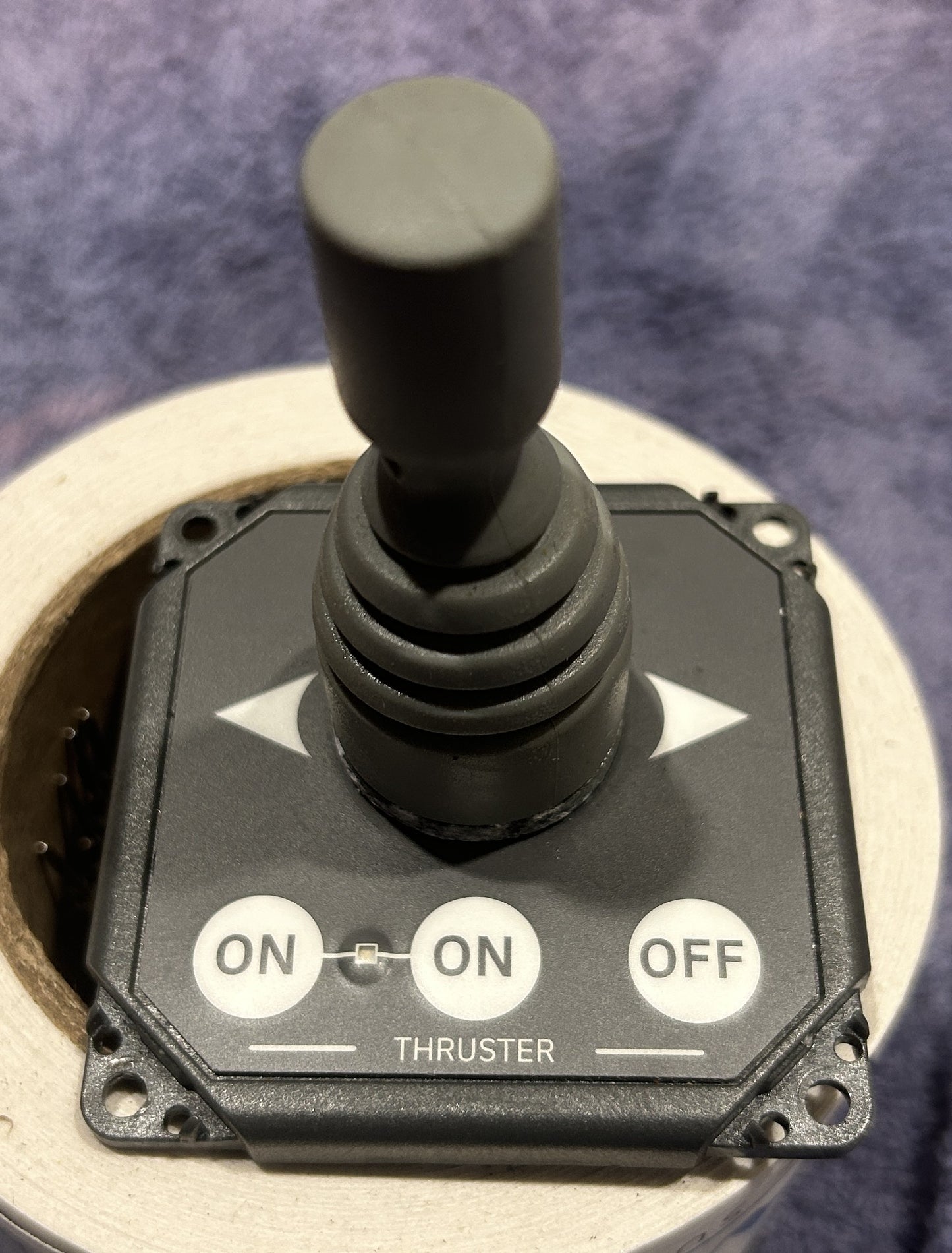 Sleipner Side-Power 8960G thruster joystick control panel front view