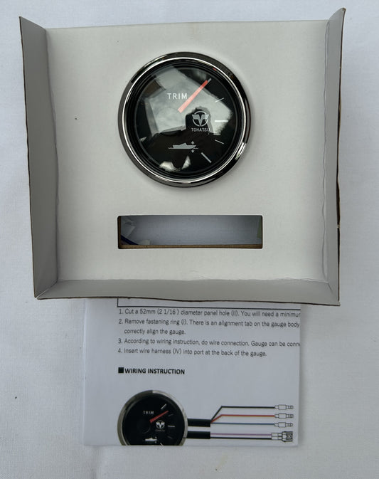 Tohatsu trim gauge new old stock front view in box