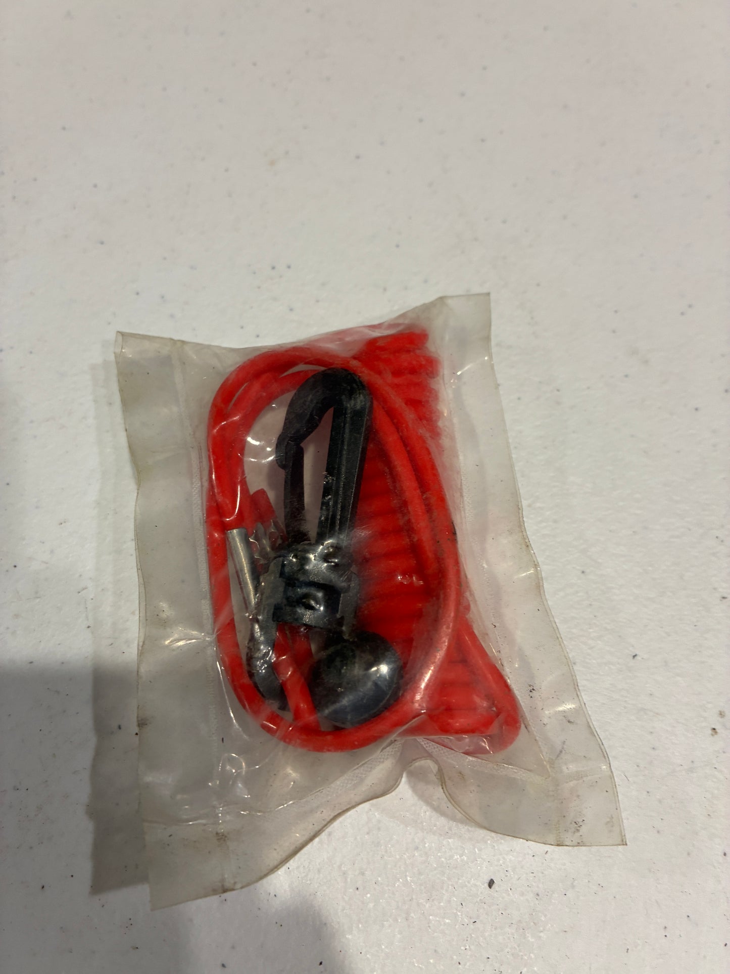 Volvo Penta emergency stop lanyard clip detail