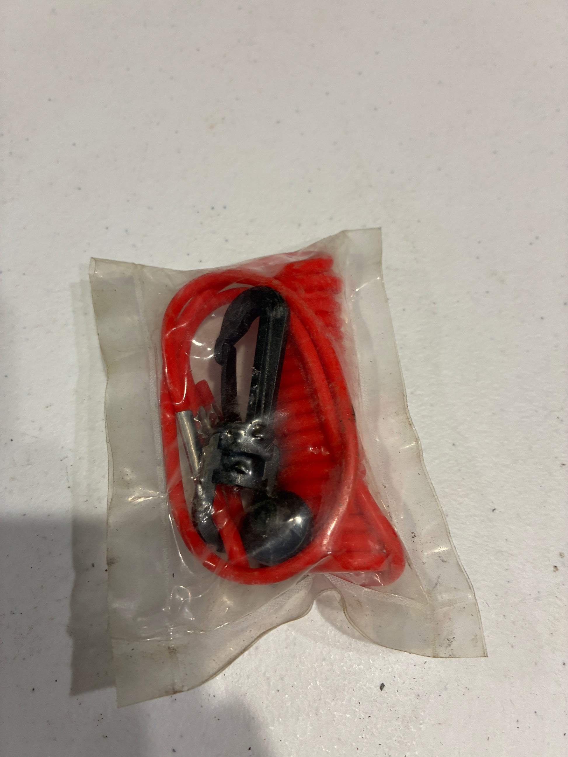Volvo Penta emergency stop lanyard clip detail