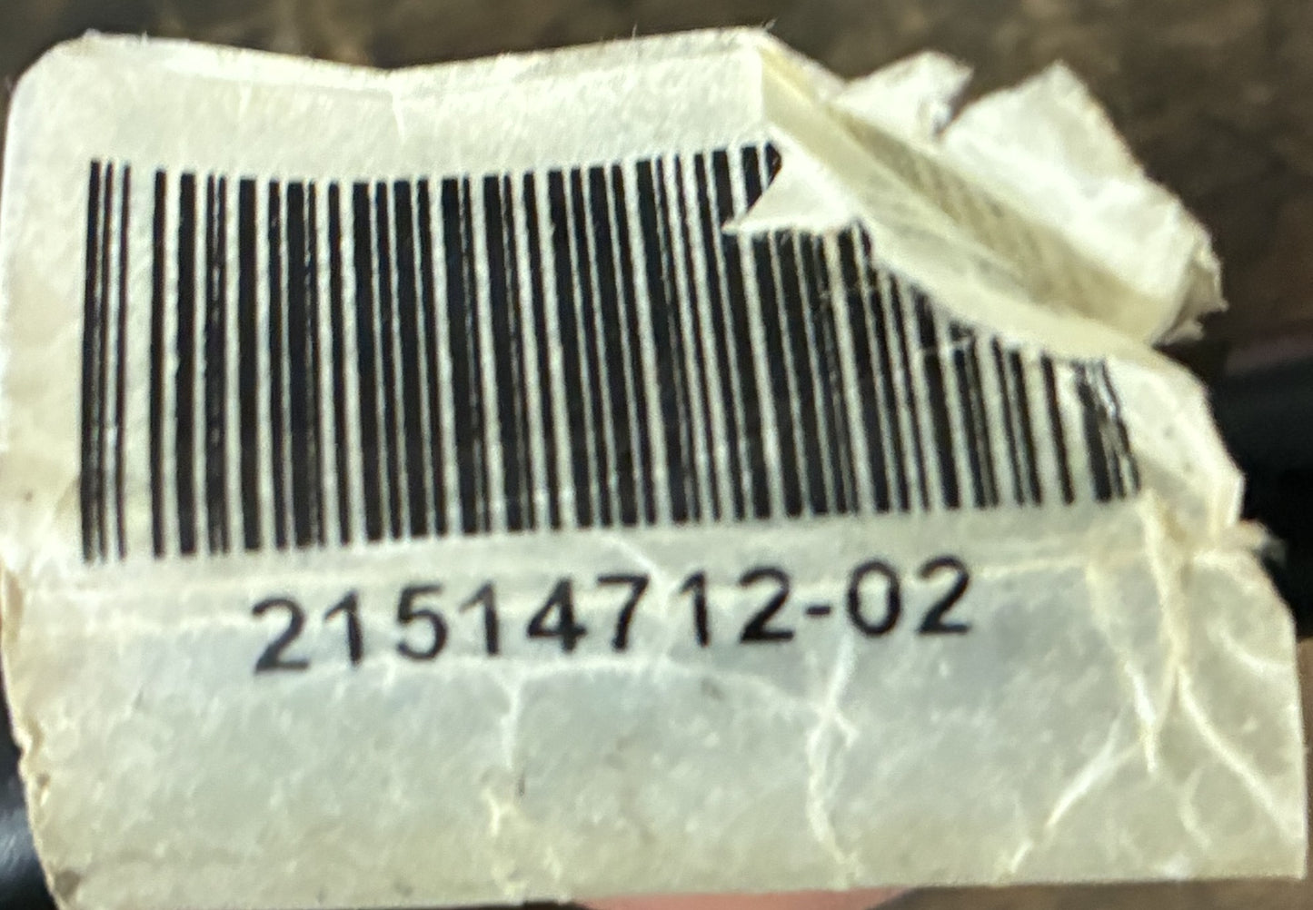 Volvo Penta EVC harness label 21514712-02