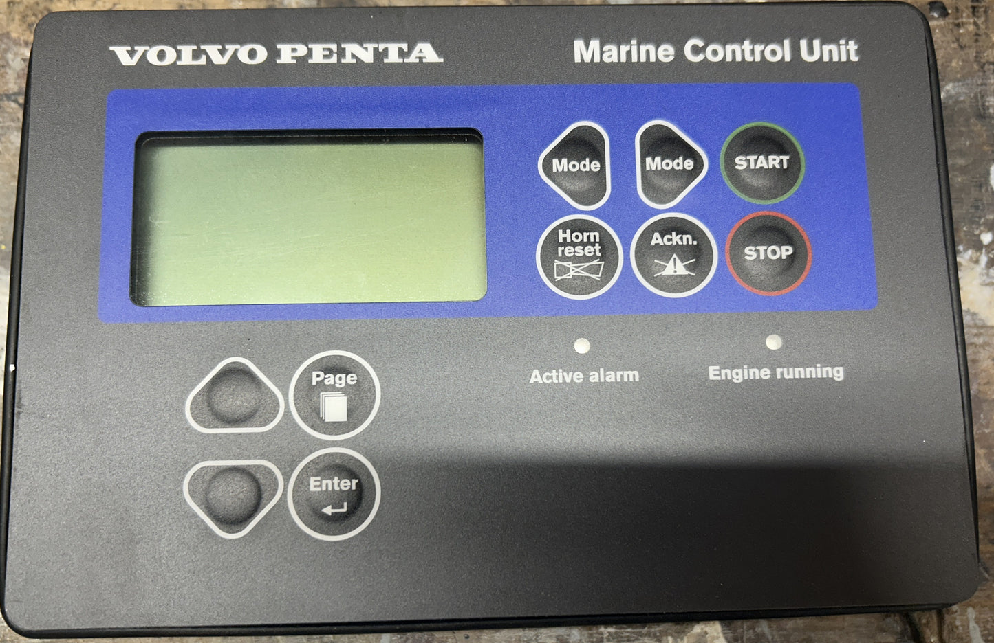 Volvo Penta ID-MCU marine control unit front display and keypad