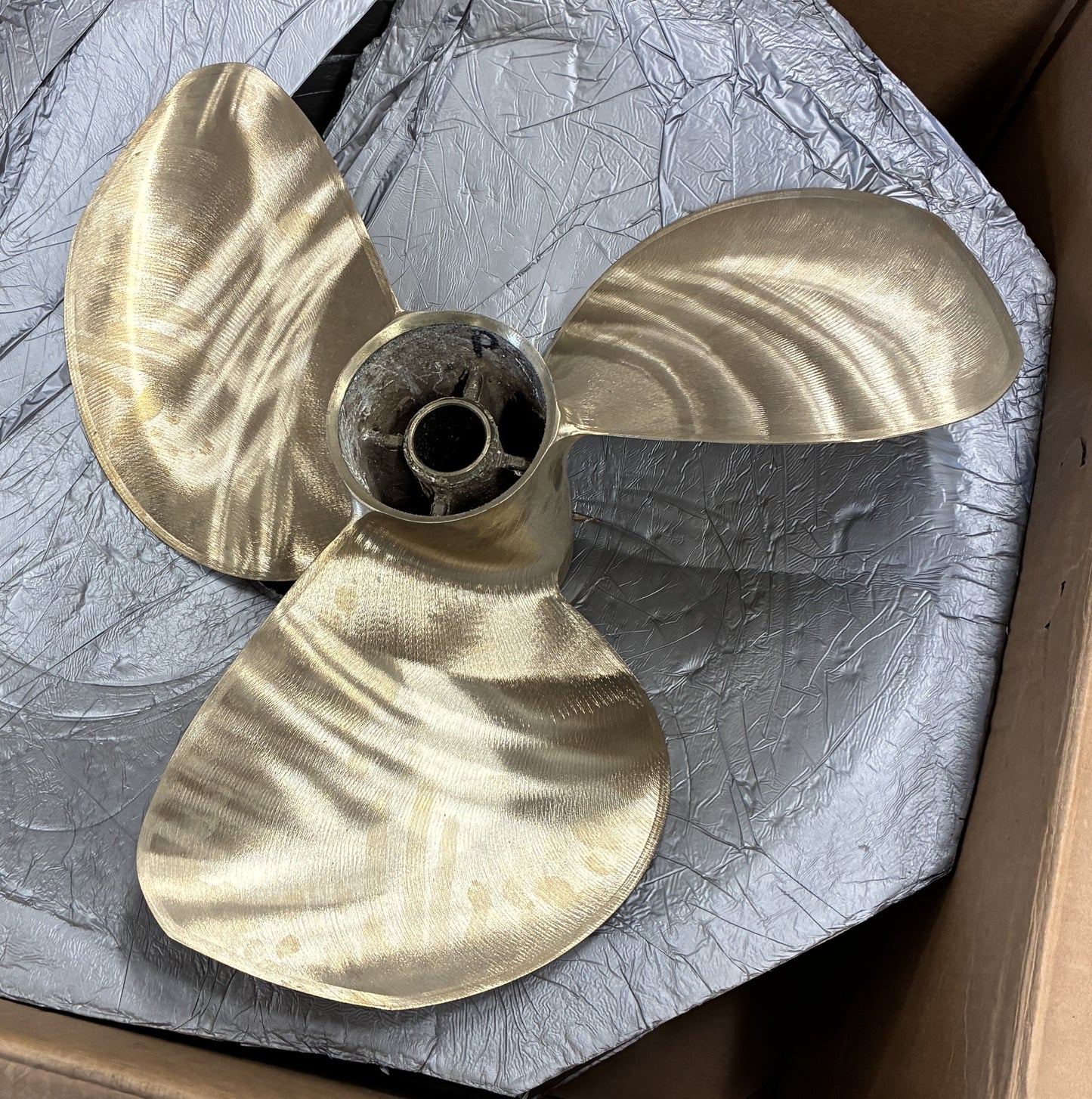 Volvo Penta IPS15 N4 front propeller professionally refurbished in protective packaging