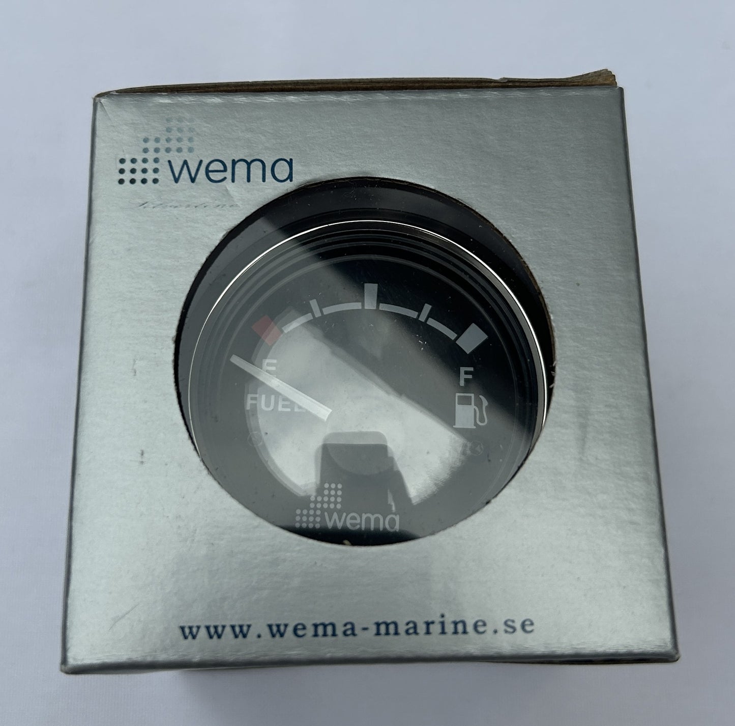 Wema marine fuel gauge UPFR-BS-240-33 in original box front view